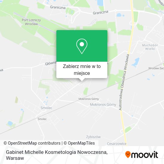 Mapa Gabinet Michelle Kosmetologia Nowoczesna