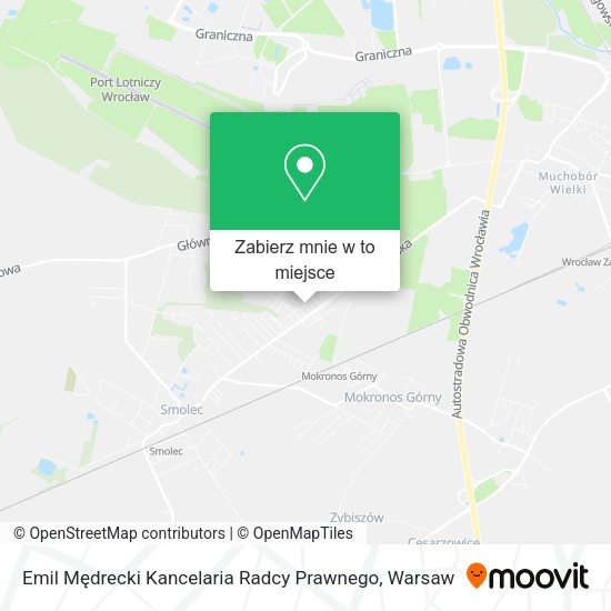 Mapa Emil Mędrecki Kancelaria Radcy Prawnego