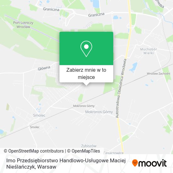 Mapa Imo Przedsiębiorstwo Handlowo-Usługowe Maciej Nieślańczyk