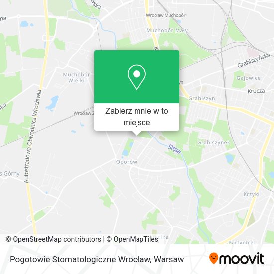 Mapa Pogotowie Stomatologiczne Wrocław