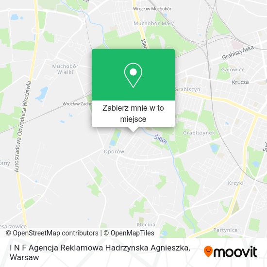 Mapa I N F Agencja Reklamowa Hadrzynska Agnieszka