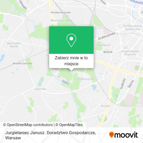 Mapa Jurgielaniec Janusz. Doradztwo Gospodarcze