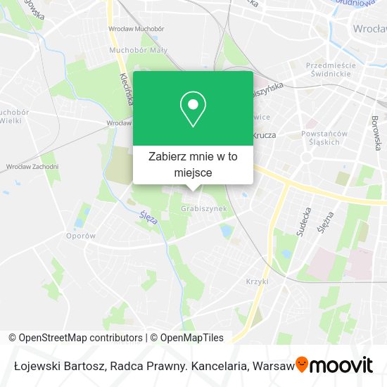 Mapa Łojewski Bartosz, Radca Prawny. Kancelaria