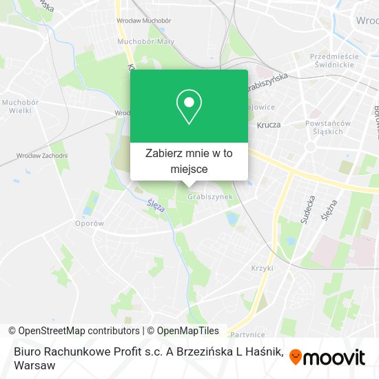 Mapa Biuro Rachunkowe Profit s.c. A Brzezińska L Haśnik