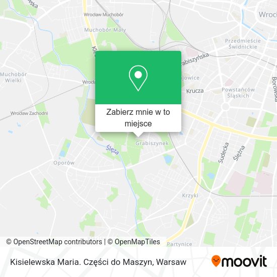 Mapa Kisielewska Maria. Części do Maszyn