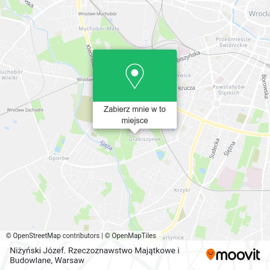 Mapa Niżyński Józef. Rzeczoznawstwo Majątkowe i Budowlane