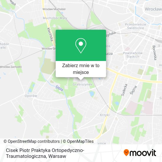 Mapa Cisek Piotr Praktyka Ortopedyczno-Traumatologiczna