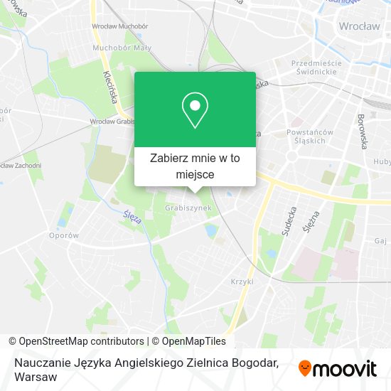 Mapa Nauczanie Języka Angielskiego Zielnica Bogodar