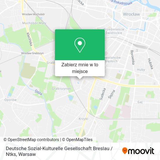 Mapa Deutsche Sozial-Kulturelle Gesellschaft Breslau / Ntks