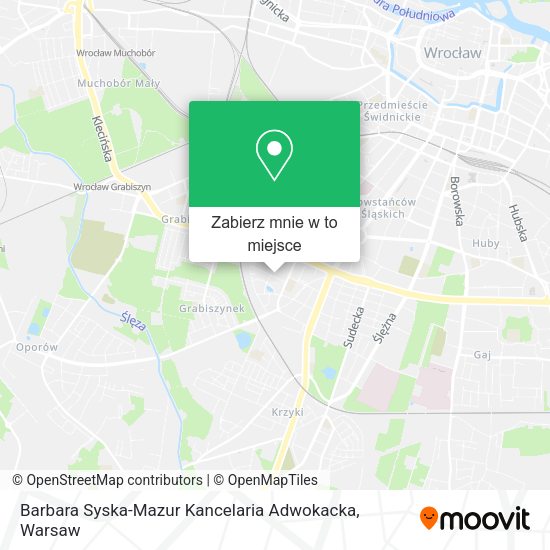 Mapa Barbara Syska-Mazur Kancelaria Adwokacka