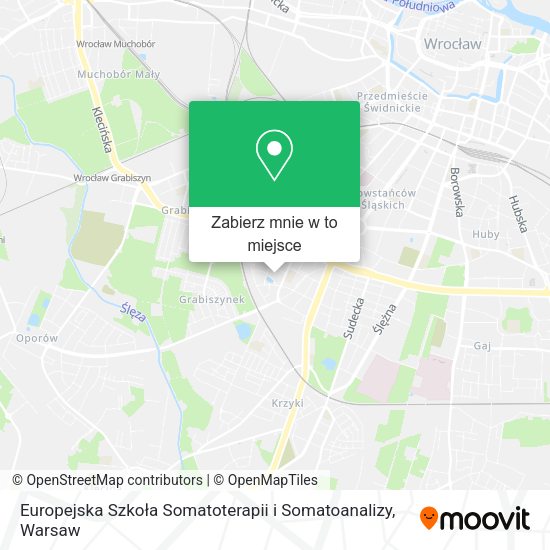 Mapa Europejska Szkoła Somatoterapii i Somatoanalizy