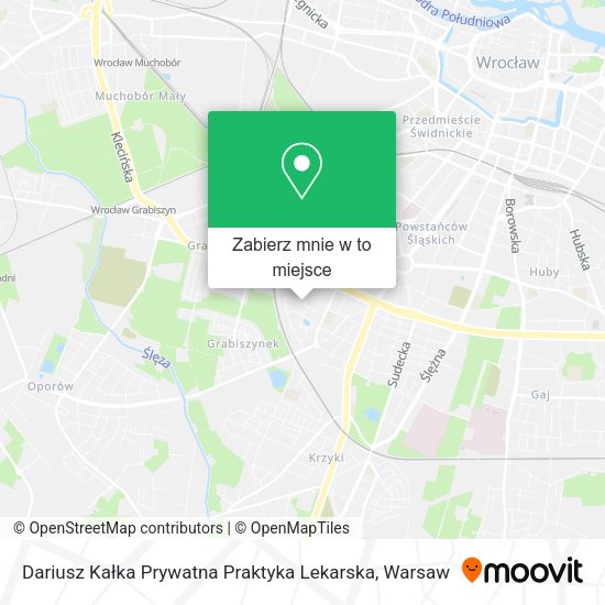 Mapa Dariusz Kałka Prywatna Praktyka Lekarska