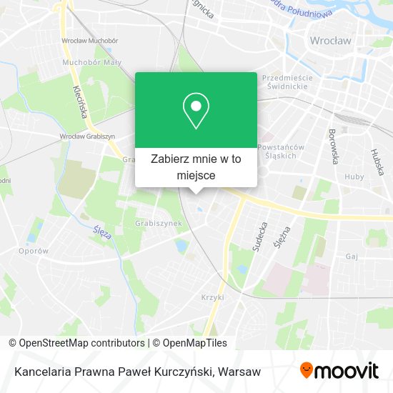 Mapa Kancelaria Prawna Paweł Kurczyński