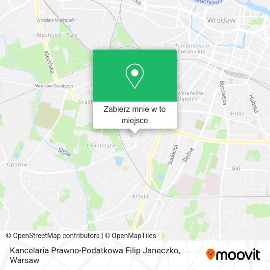 Mapa Kancelaria Prawno-Podatkowa Filip Janeczko