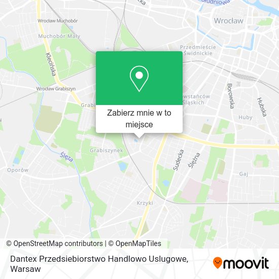 Mapa Dantex Przedsiebiorstwo Handlowo Uslugowe