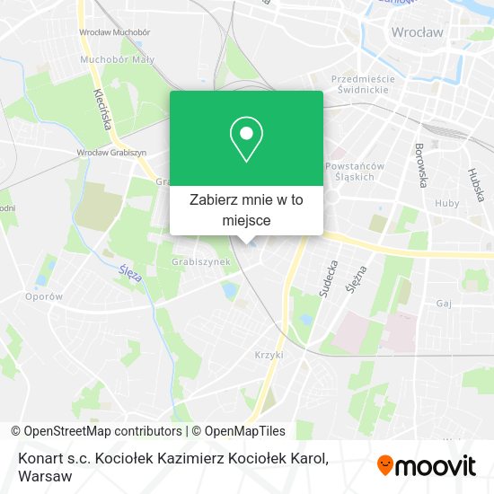 Mapa Konart s.c. Kociołek Kazimierz Kociołek Karol