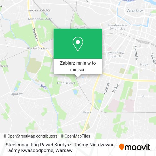 Mapa Steelconsulting Paweł Kordysz. Taśmy Nierdzewne, Taśmy Kwasoodporne