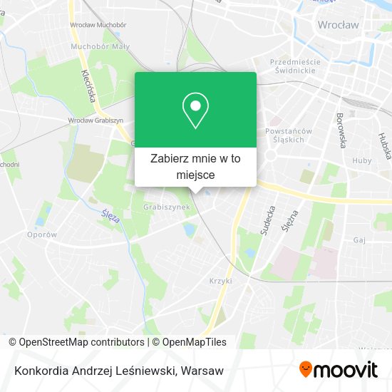 Mapa Konkordia Andrzej Leśniewski