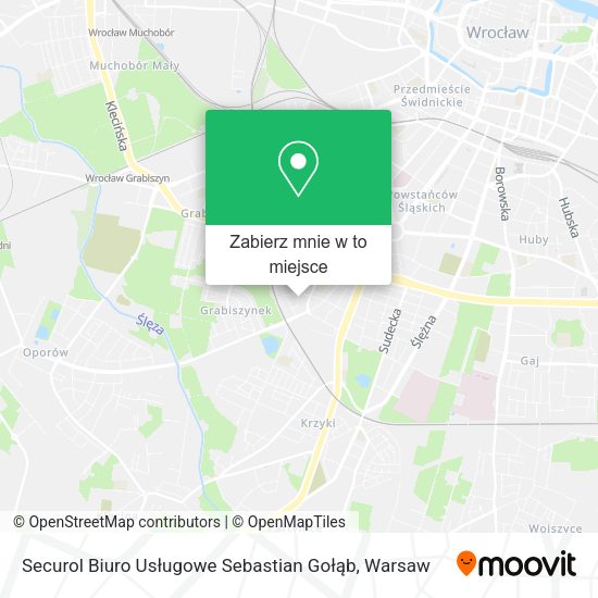 Mapa Securol Biuro Usługowe Sebastian Gołąb