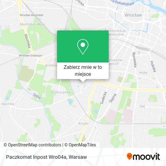 Mapa Paczkomat Inpost Wro04a