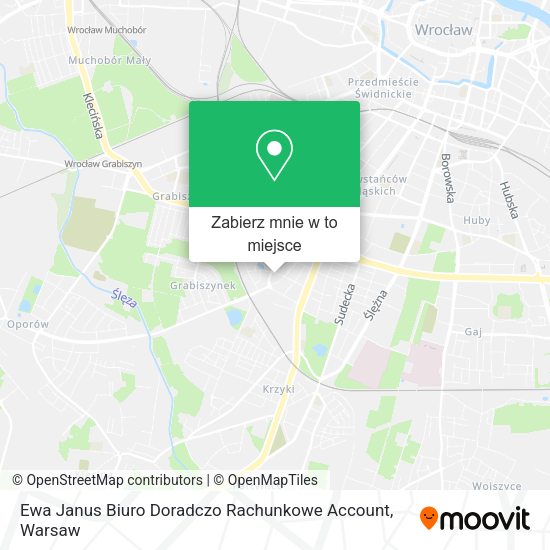 Mapa Ewa Janus Biuro Doradczo Rachunkowe Account