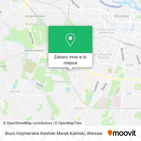 Mapa Biuro Inżynierskie Kaliński Marek Kaliński