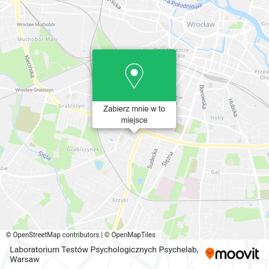 Mapa Laboratorium Testów Psychologicznych Psychelab