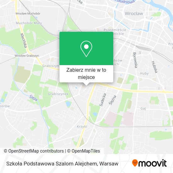 Mapa Szkoła Podstawowa Szalom Alejchem