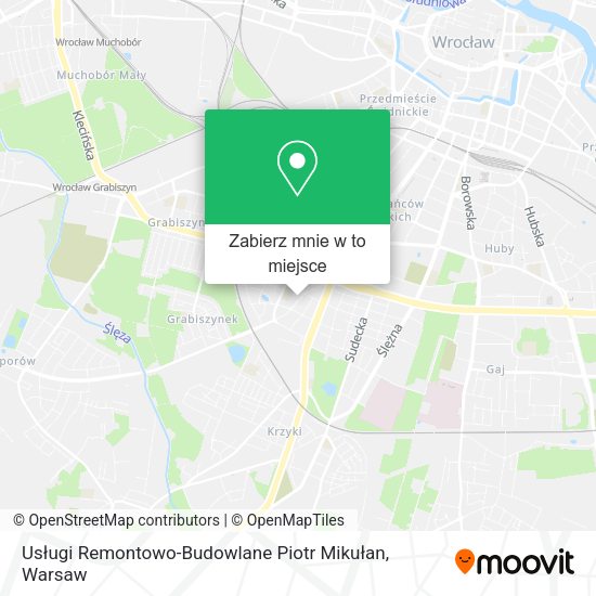 Mapa Usługi Remontowo-Budowlane Piotr Mikułan