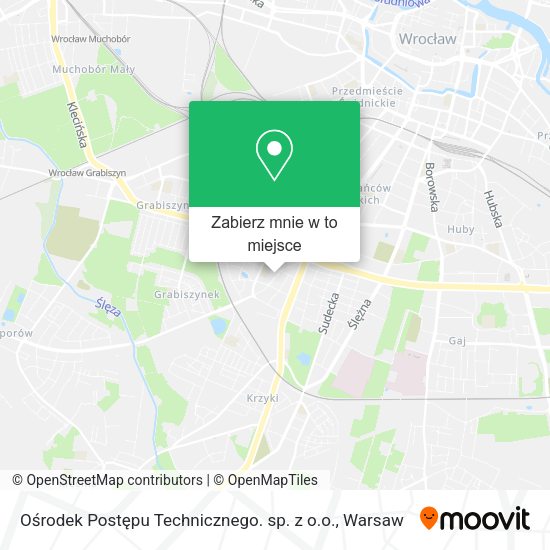 Mapa Ośrodek Postępu Technicznego. sp. z o.o.