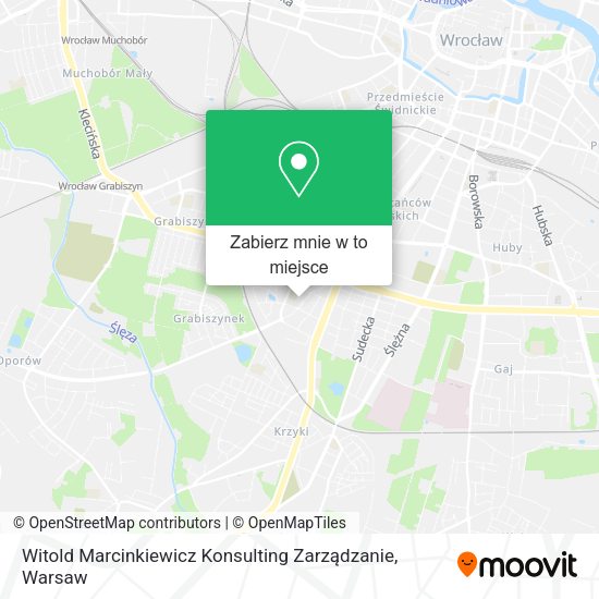 Mapa Witold Marcinkiewicz Konsulting Zarządzanie