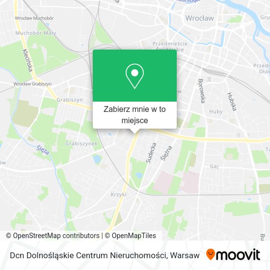 Mapa Dcn Dolnośląskie Centrum Nieruchomości