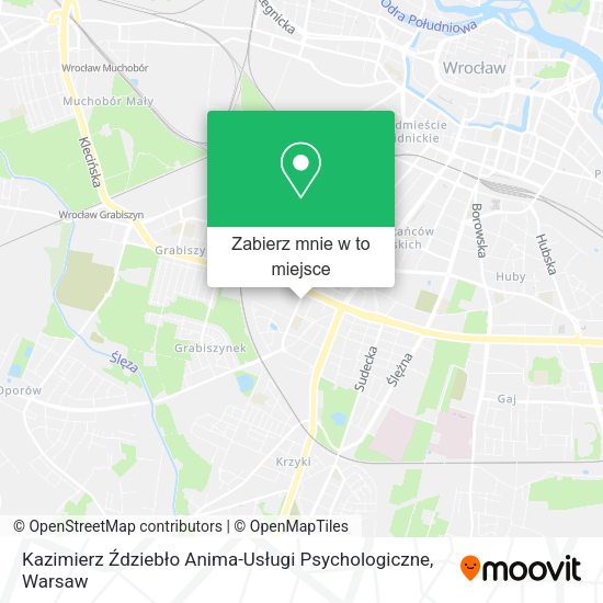 Mapa Kazimierz Ździebło Anima-Usługi Psychologiczne