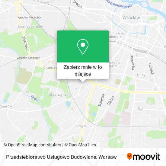 Mapa Przedsiebiorstwo Uslugowo Budowlane