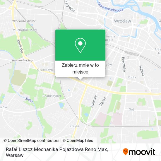 Mapa Rafał Liszcz Mechanika Pojazdowa Reno Max