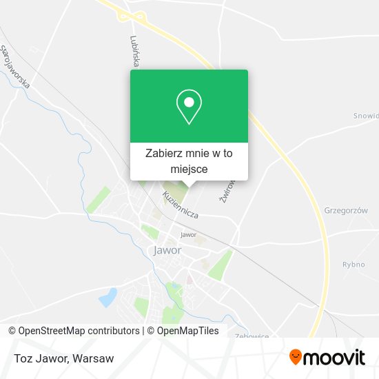 Mapa Toz Jawor