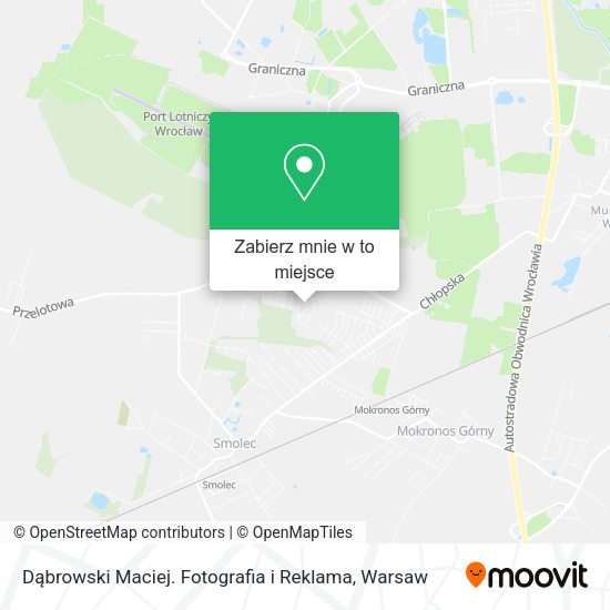 Mapa Dąbrowski Maciej. Fotografia i Reklama