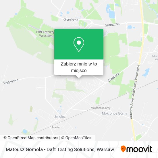 Mapa Mateusz Gomoła - Daft Testing Solutions