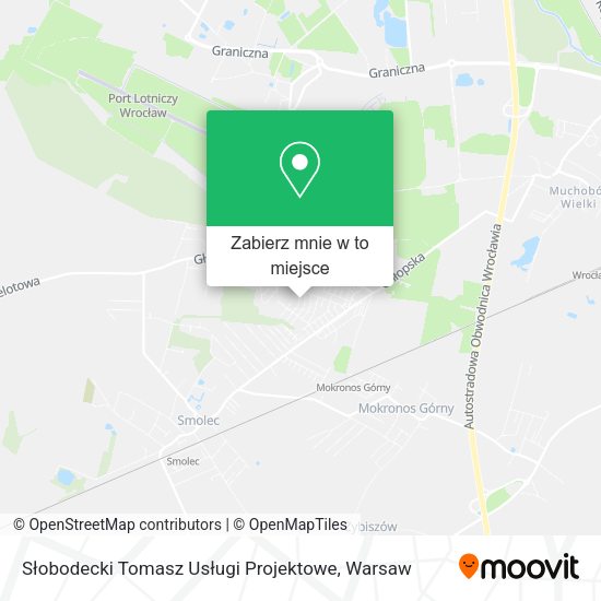 Mapa Słobodecki Tomasz Usługi Projektowe