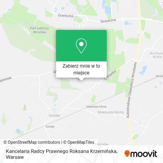 Mapa Kancelaria Radcy Prawnego Roksana Krzemińska