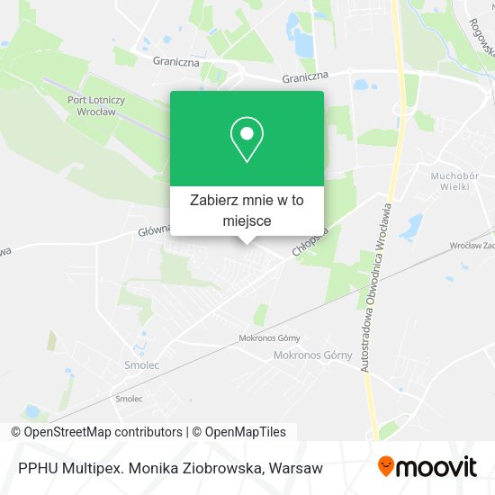 Mapa PPHU Multipex. Monika Ziobrowska