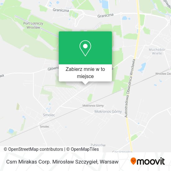 Mapa Csm Mirakas Corp. Mirosław Szczygieł