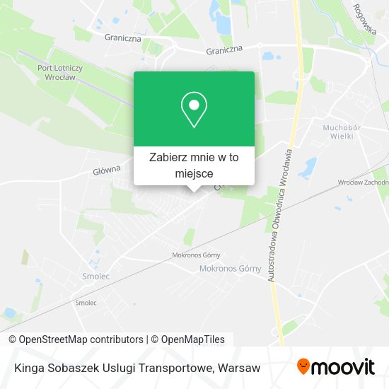 Mapa Kinga Sobaszek Uslugi Transportowe