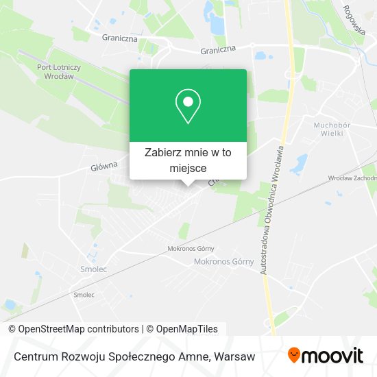 Mapa Centrum Rozwoju Społecznego Amne