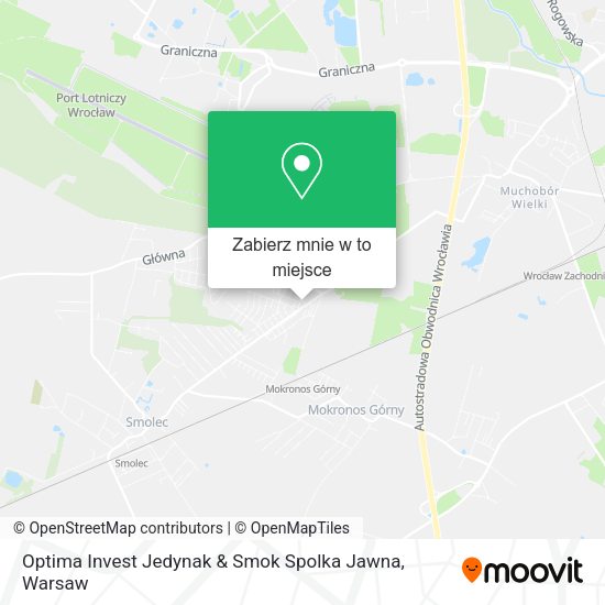 Mapa Optima Invest Jedynak & Smok Spolka Jawna