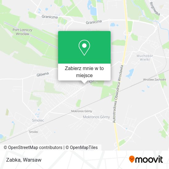 Mapa Zabka