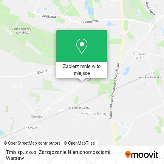 Mapa Tmb sp. z o.o. Zarządzanie Nieruchomościami