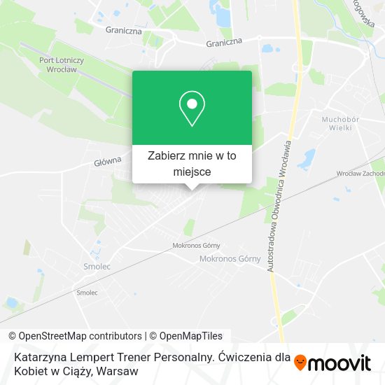 Mapa Katarzyna Lempert Trener Personalny. Ćwiczenia dla Kobiet w Ciąży