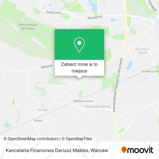 Mapa Kancelaria Finansowa Dariusz Makles