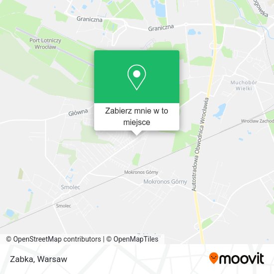 Mapa Zabka